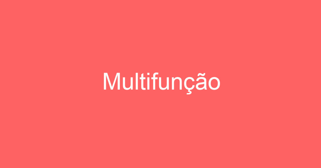 Multifunção 1