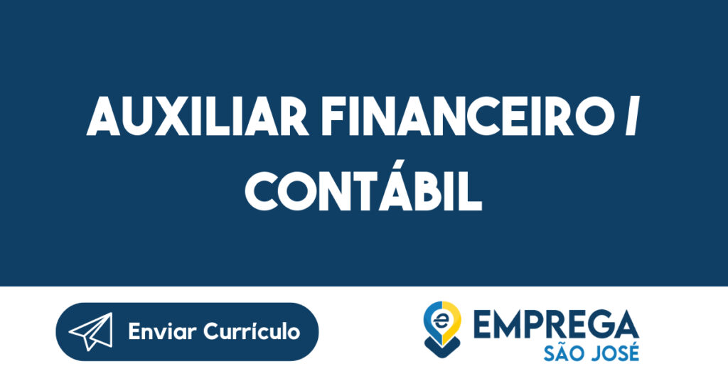 Auxiliar Financeiro / Contábil-Jacarei - SP 1