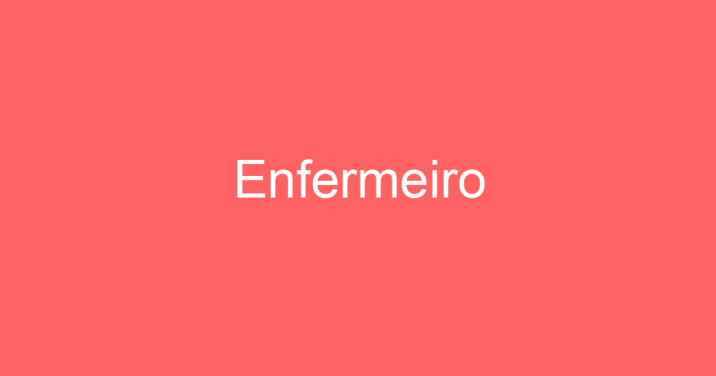 CV ENFERMEIRO (A) 1