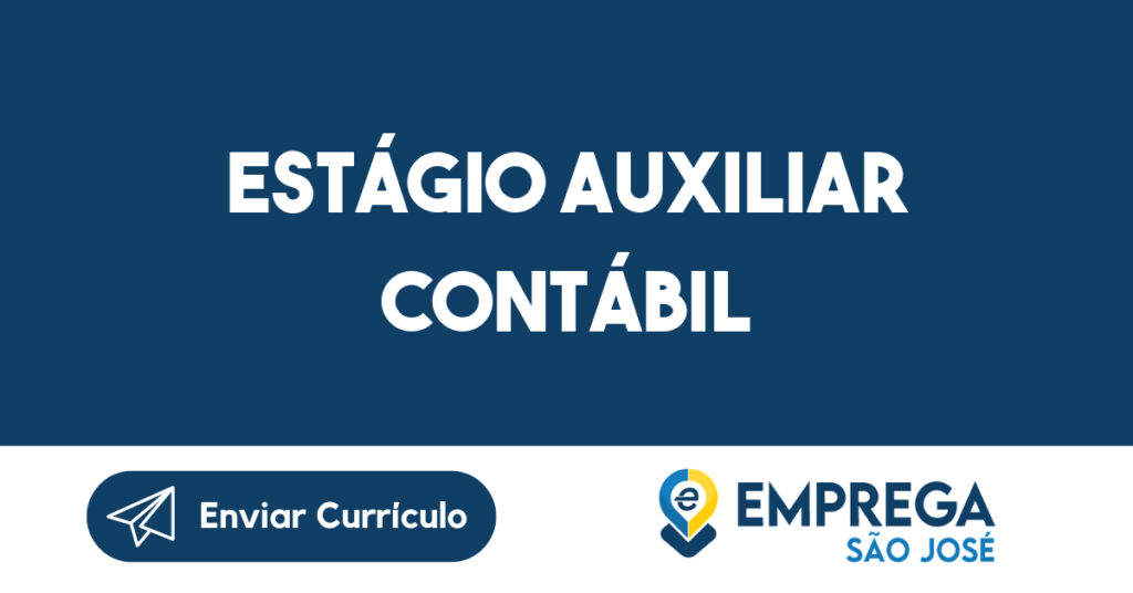 Estágio Auxiliar Contábil-São José dos Campos - SP 1