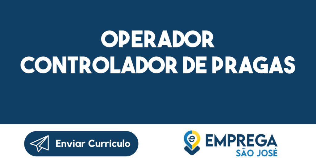 Operador Controlador De Pragas-São José dos Campos - SP 1