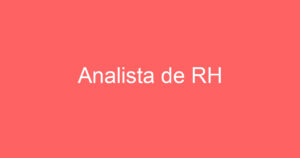 Analista de RH 9