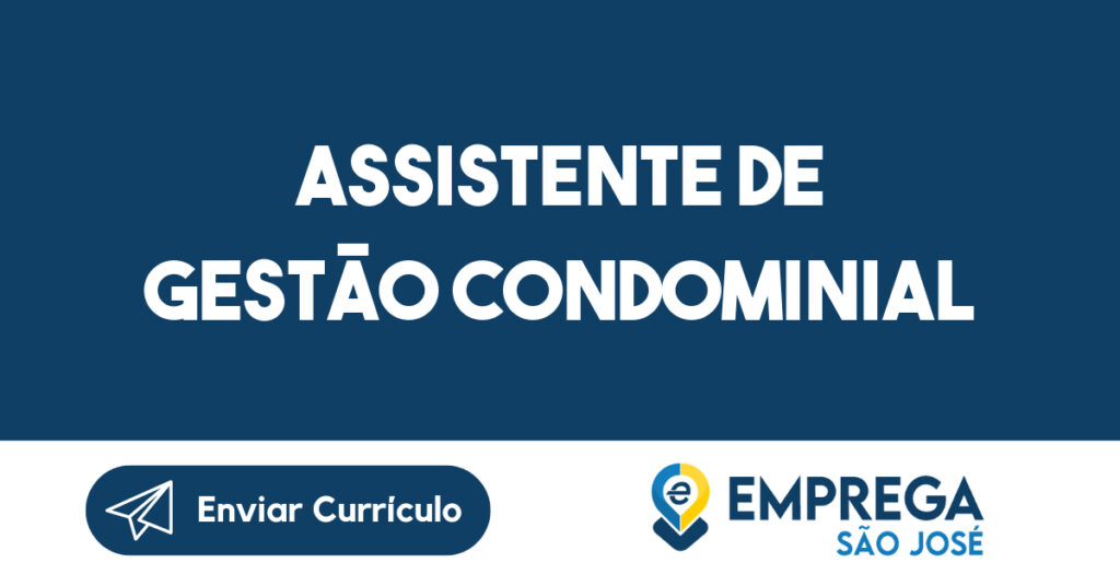 Assistente de Gestão Condominial-Jacarei - SP 1