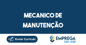 MECANICO DE MANUTENÇÃO-São José dos Campos - SP 14