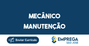 Mecânico Manutenção-São José dos Campos - SP 6