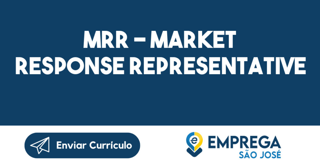 MRR - Market Response Representative-Jacarei - SP 1