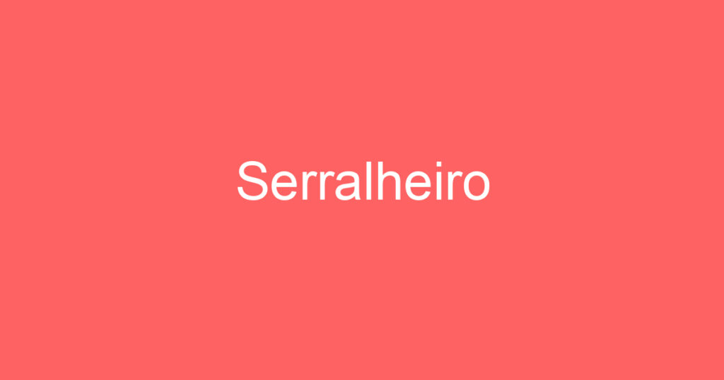 Serralheiro 1