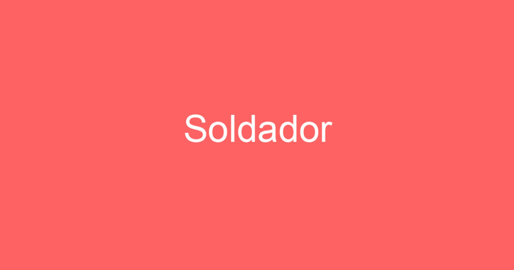 Soldador 1