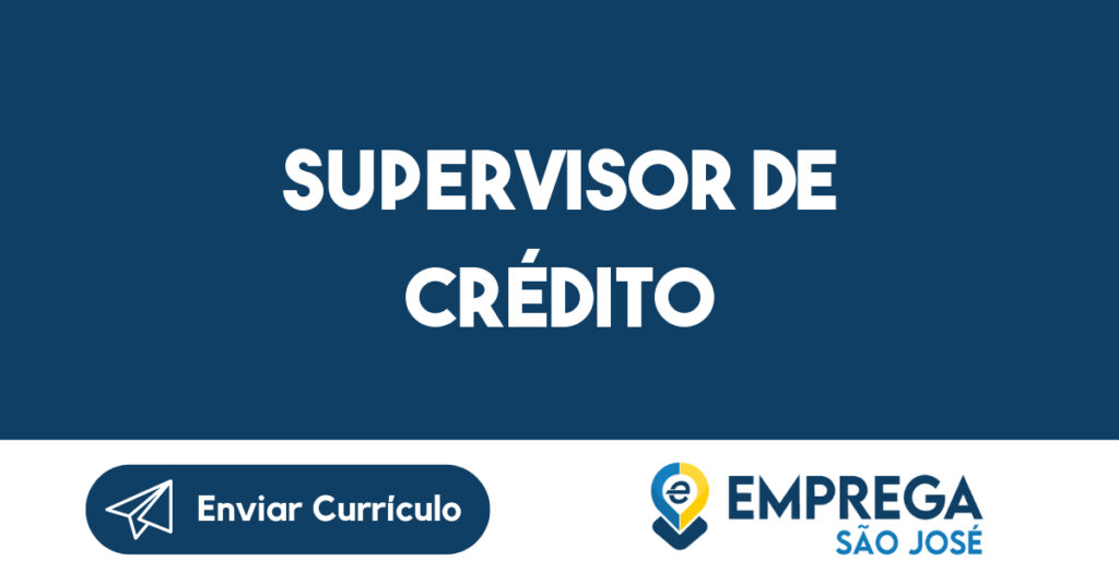 supervisor de crédito-Jacarei - SP 1