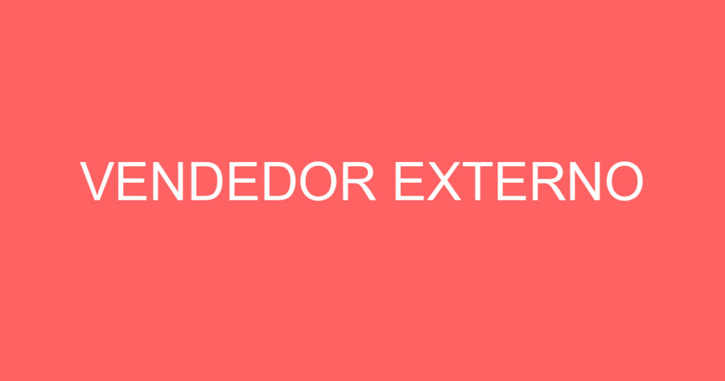 VENDEDOR EXTERNO 1