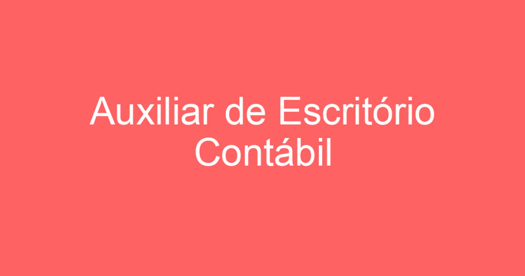 Auxiliar Administrativo 1