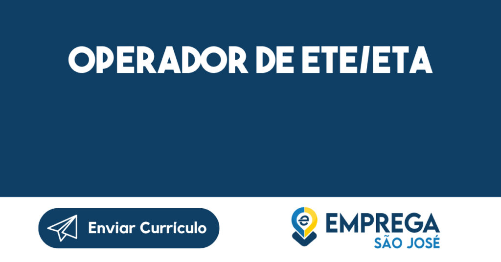 Operador de ETE/ETA-Guararema - SP 1