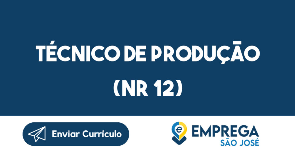 Técnico de Produção (NR 12)-Taubaté - SP 1