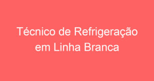 Técnico de Refrigeração em Linha Branca 15