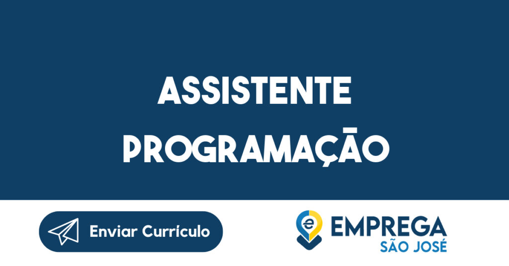 Assistente Programação-São José dos Campos - SP 1