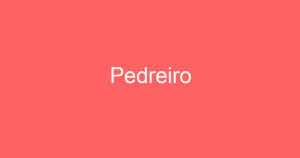 Pedreiro 8