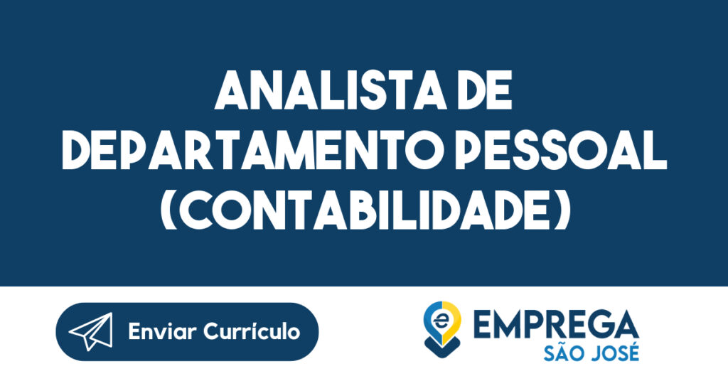 Analista de Departamento Pessoal (Contabilidade) 1