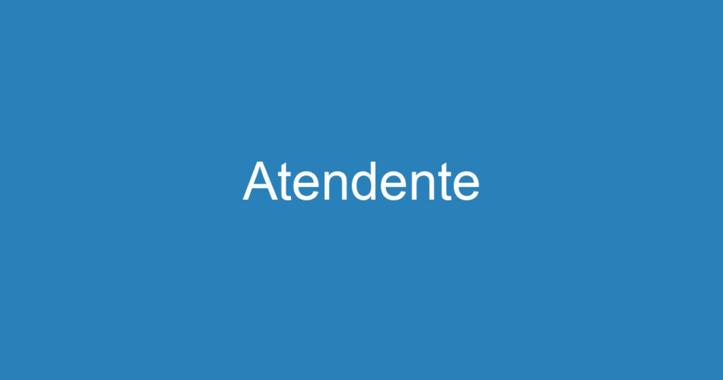 Atendente 1