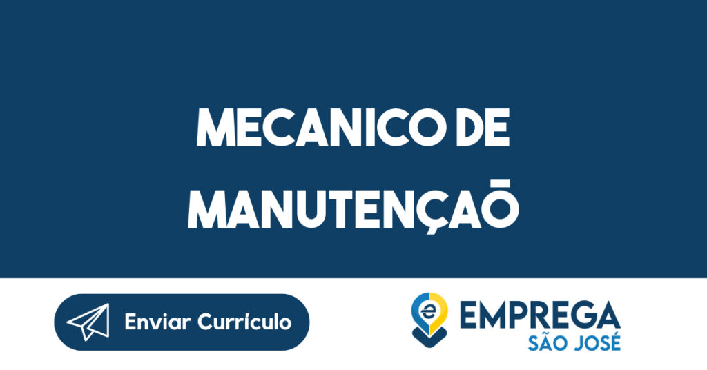 mecanico de manutençaõ 1