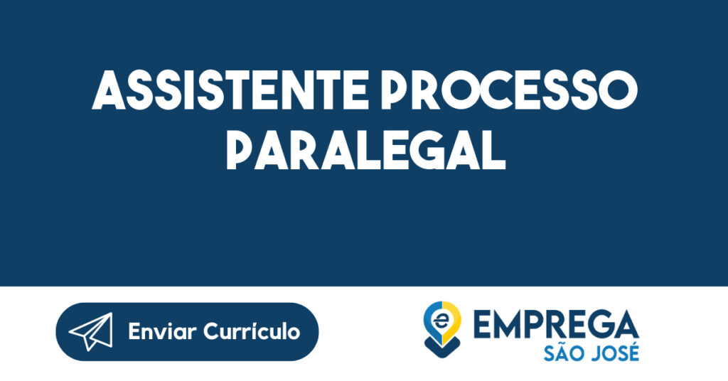 Assistente Processo Paralegal 1