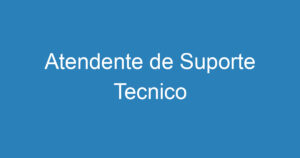 Atendente de Suporte Tecnico 7