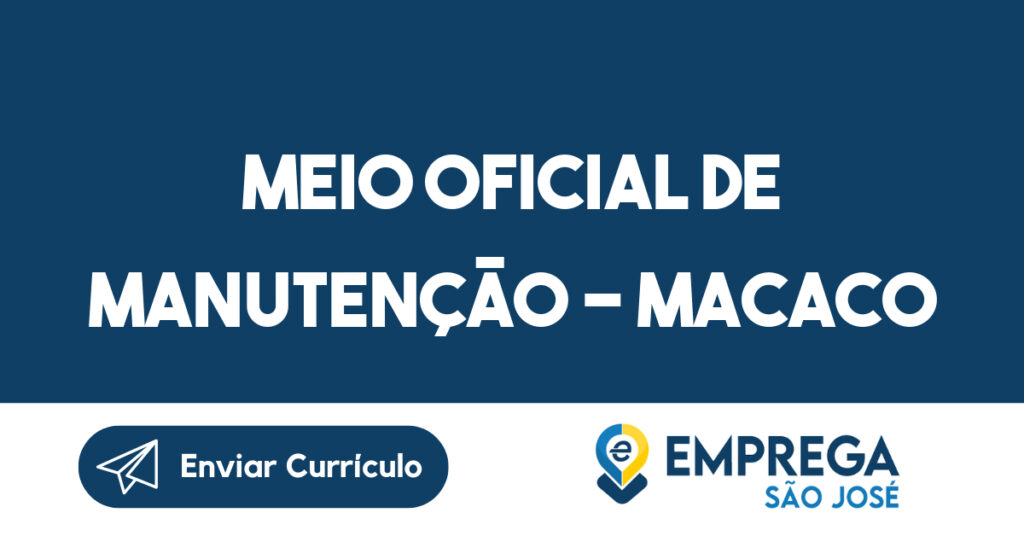 Meio Oficial de manutenção – macaco hidráulico 1