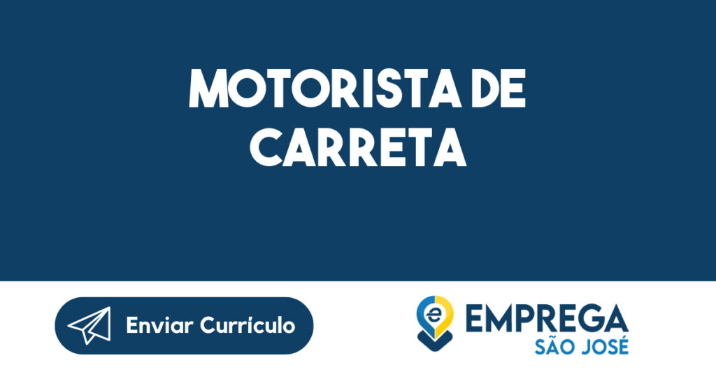 MOTORISTA DE CARRETA 1