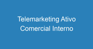 Telemarketing Ativo Comercial Interno Home Office 11