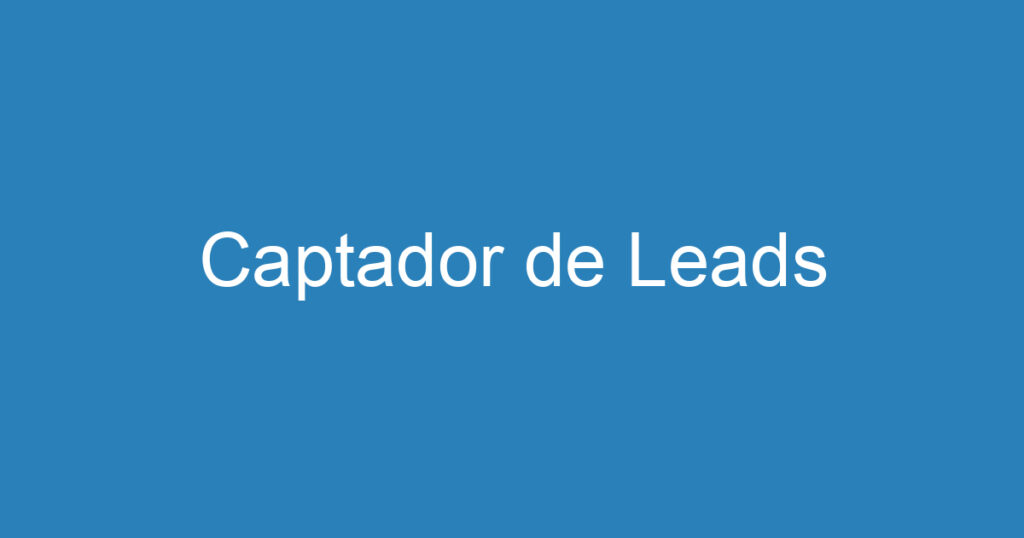 Captador de Leads 1