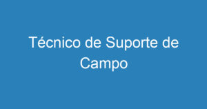 Técnico de Suporte de Campo 11