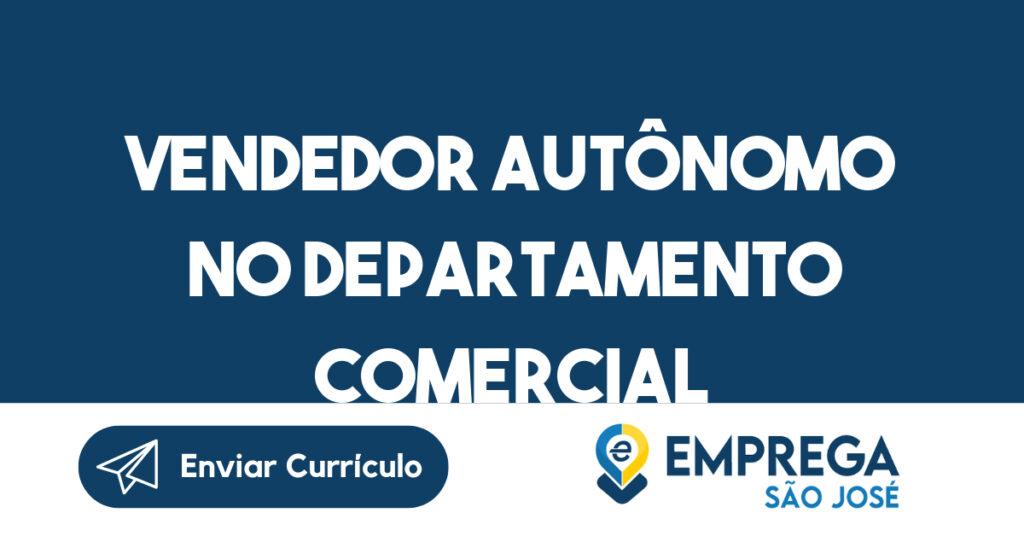 Vendedor autônomo no departamento comercial 1