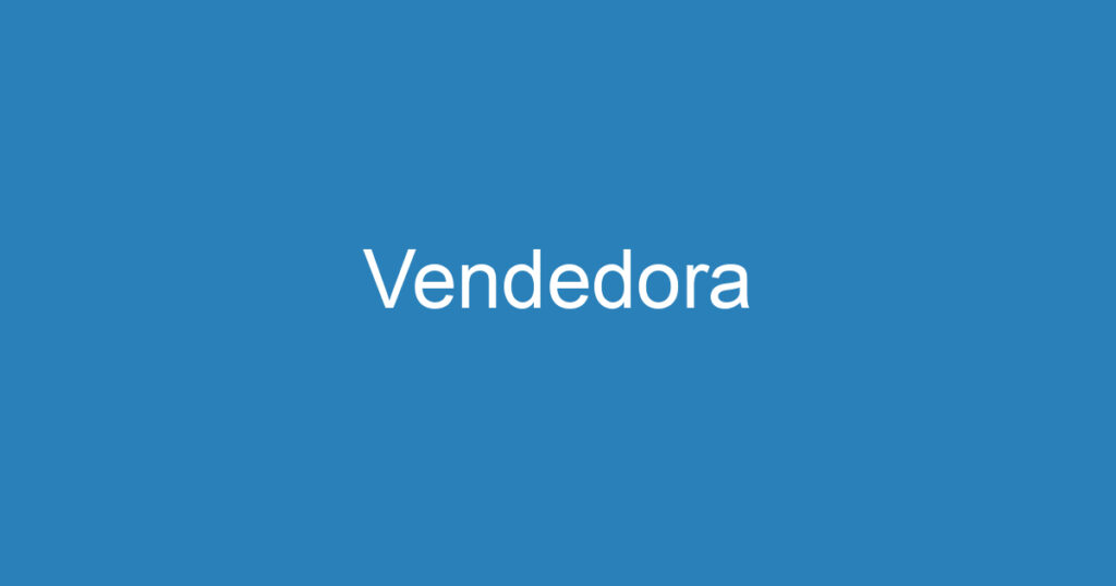 Vendedora 1