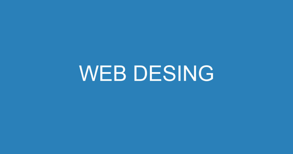 WEB DESING 1