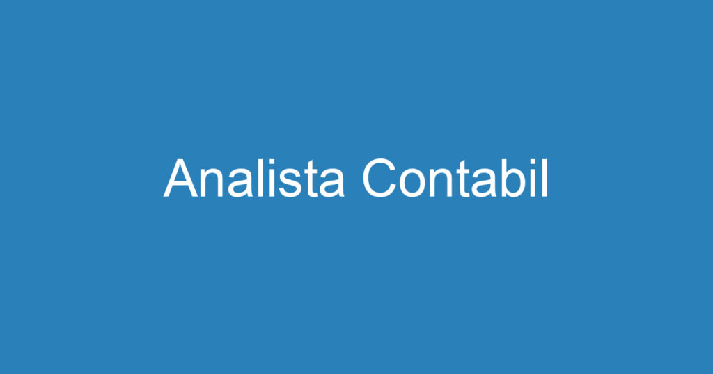 Analista Contabil 1