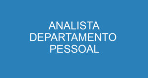 ANALISTA DEPARTAMENTO PESSOAL 15