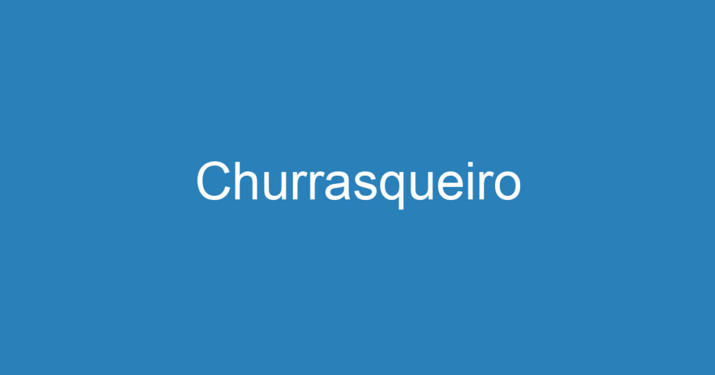 Churrasqueiro 1