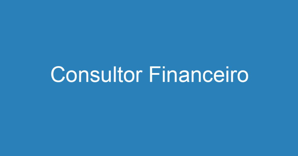 Consultor Financeiro 1