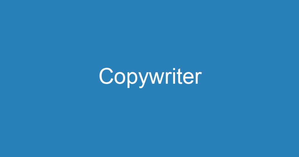 Copywriter 1