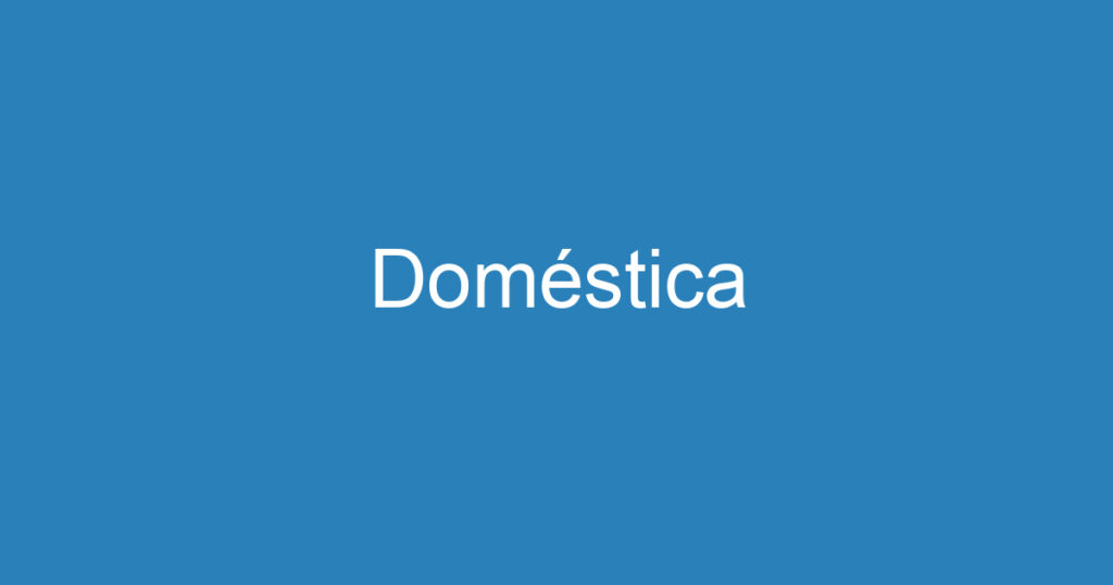 Doméstica 1