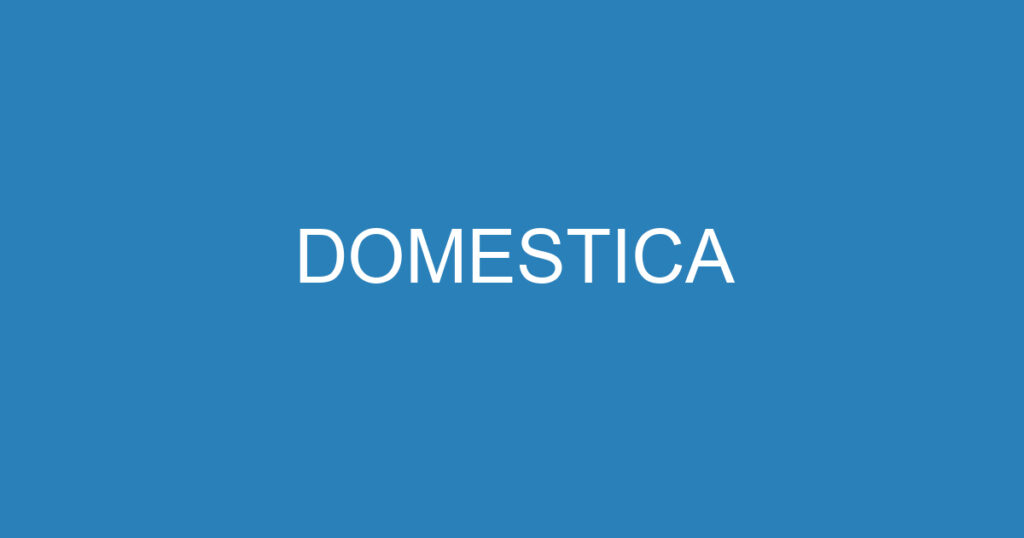 DOMESTICA 1