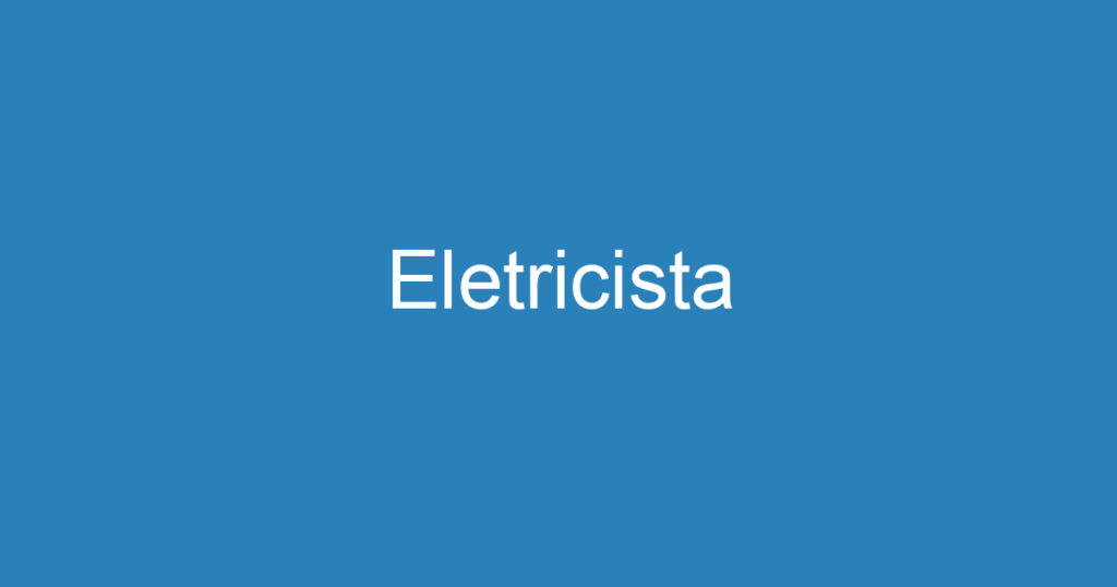 Eletricista 1