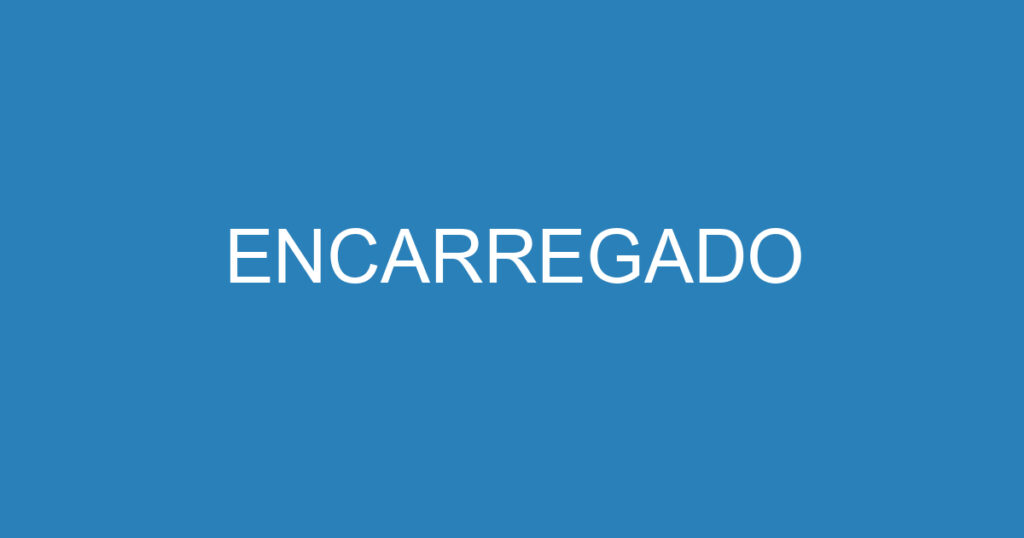 ENCARREGADO 1