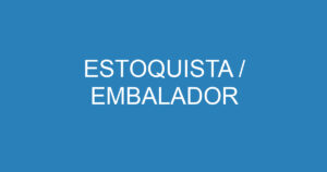 ESTOQUISTA / EMBALADOR 2