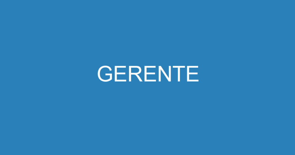 GERENTE 1