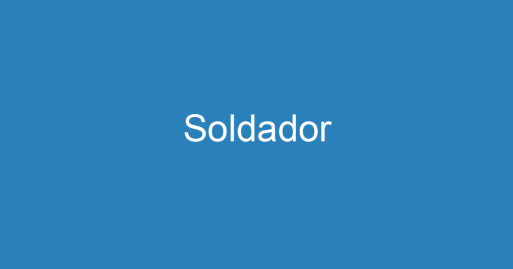 Soldador 1