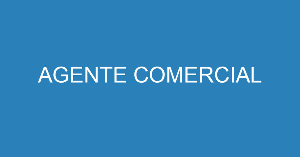 AGENTE COMERCIAL 1