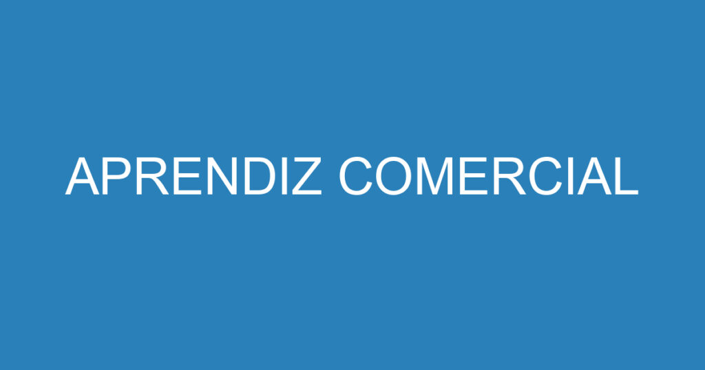 APRENDIZ COMERCIAL 1