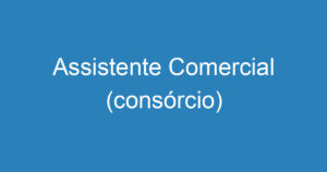 Assistente Comercial (consórcio) 2