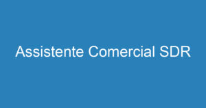 Assistente Comercial SDR 8