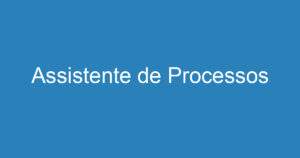 Assistente de Processos 13